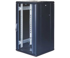 Toten „SystemG“ 19 colių spintelė 22U 600x600 stikliniu priekiu, apkrova 800 kg