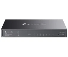 Šakotuvas TP-Link „Omada“ 8 prievadų „Gigabit Smart“ komutatorius su 4 prievadų „PoE+“, valdomas, L2/L2+, „Gigabit Ethernet“ (10/100/1000), maitinimas per eternetą (PoE), montavimas į stelažą