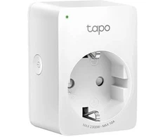 TP-Link Tapo Mini išmanusis „Wi-Fi“ lizdas, vidinis, baltas, namams, polikarbonatas (PC), statusas, CE, RoHS