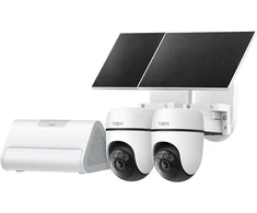 TP-Link Tapo HB112 - Solar Cam 2K Pan/Tilt (2 kamerų rinkinys) + H500
