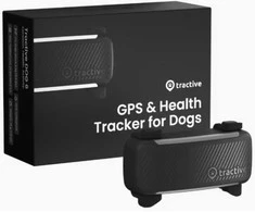 Tractive GPS sekimo įrenginys šunims, realaus laiko stebėjimas, sveikatos stebėjimas, juodas, TG6A