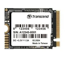 TRANSCEND 512GB M.2 2230 PCIe Gen4x4 NVMe 3D TLC DRAM-less