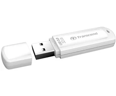 „Transcend JetFlash elite JetFlash 730“ 32 GB, 32 GB, USB A tipo, 3.2 kartos 1 (3.1 kartos 1), Dangtelis, 8,5 g, Balta