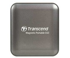 TRANSCEND 2TB Išorinis kietasis diskas SSD ESD420C USB 20Gbps Type C Magsafe Gray Steel