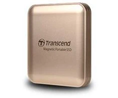 TRANSCEND 2TB Išorinis kietasis diskas SSD ESD420G USB 20Gbps Type C Magsafe Gold