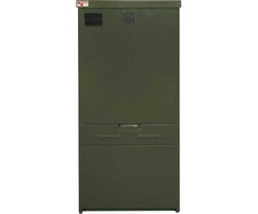 Triarca As TRIARCA gatvės spintelė FE 396 žalia A x P x G: 700x396x198mm su trikampio formos spyna (tuščia)