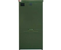 Triarca As TRIARCA gatvės spintelė FE 594 žalia A x P x G: 700x594x198mm su trikampio formos spyna (tuščia)