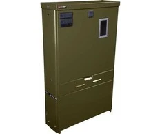 Triarca As TRIARCA Kabelių spintelė KSEØ 302709 Spintelė A x P x G: 700x594x198mm Vidinis gylis: 171mm Plienas IP34 žalia su stiklu