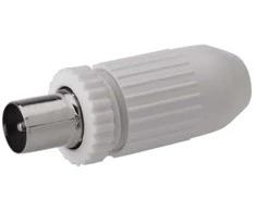 Triax KOS 3 N, IEC 60169-2, Kištukas, 0–2400 MHz, 75 O, Baltas, 10 g