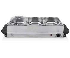 Tristar BP-6283 Buffet Server, 200 W, 230 V, 50 / 60 Hz, Type F (CEE 7/4), Juodas, Nerūdijantis plienas, 0.8 m