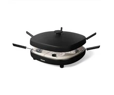 Tristar „Pizza Family 6“, 6 picos(-ų), Juoda, 323 x 323 mm, 1 m, Plastikas, 1200 W