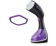 Tristar ST-8921 Rankinis drabužių garintuvas, Rankinis drabužių garintuvas, 0,26 l, 0,75 min., Juoda, Violetinė, Balta, Jutiklinis, Rankinis jungiklis