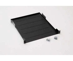TRITON Shelf with perforation 1U 950mm - Kreminis - Pilkas - 40 kg - 1U - 950 mm