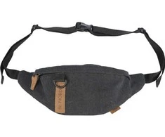TRIXIE 28860, Unisex, Shoulder bag, Juodas, Zipper, Zip pocket, Pilkas
