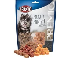 TRIXIE PREMIO 4 Meat Minis, vištiena/antiena/jautiena/ėriena, 4x100 g