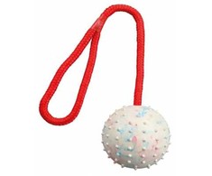Trixie Žaislas Kamuolys guminis ant virvės 7cm/30cm
