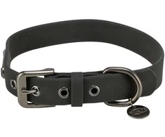 TRIXIE CityStyle antkaklis, PVC, S-M: 30-37 cm/20 mm, juodas