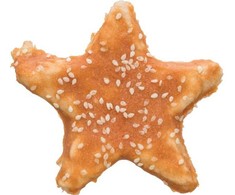 Šunų skanėstai: Trixie Denta Fun Chicken Star, dideli, 9 cm, 30 g/pak. 150 vnt.