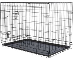 Trixie Trixie Home kennel, M–L: 93 × 69 × 62 cm, juodas
