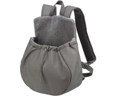 Trixie Molly, Minkštas vežėjas gyvūnams, Kuprinė naminių gyvūnėlių nešiklis, Šuo, 4kg, Apkrova iš viršaus, Pilkas