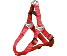 TRIXIE Premium One Touch petnešos, M 50-65cm/20mm, raudonos