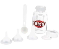 TRIXIE Suckling bottle set, 120 ml, transparent/baltas