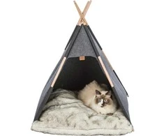 Trixie Tipi uždara šunims / katėms, antracitas, poliesteris, 70 x 70 x 70 cm