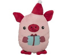 Trixie Xmas pig, plush, 19 cm
