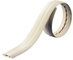 TRU COMPONENTS kabelinis tiltelis, PVC, juodas. Kanalų skaičius: 1, 1830 mm. Turinys: 1 vnt.