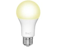 Trust E27 LED CCT WI-FI Smarte WiFi LED-Lampe, Lichtstimmung baltas, Fassung E27, von Ihrem Išmanusis telefonas/Planšetė zu steuern