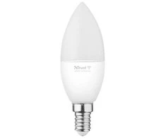 „Trust Computer Products Trust 71297“, išmanioji lemputė, „Wi-Fi“, „Baltas“, LED, E14, žvakė