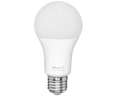 „Trust Computer Products Trust 71298“, išmanioji lemputė, „Wi-Fi“, „Baltas“, LED, E27, A formos