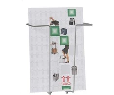 Twinco Brošiūrų laikiklis Twin Agenda A4, sieninis, su 1 skyriumi, P230xG75xA250mm
