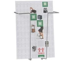 Twinco Brošiūrų laikiklis Twin Agenda A4, sieninis, su 1 skyriumi, P230xG75xA250mm