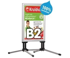 Plakatas Twinco Gadeskilt dviguba šviesa Wind B2 50x70 cm aliuminis