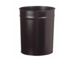 Twinco Šiukšlių dėžė TWIN metalinė, 20 l, juoda