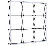 Mugės įranga, Twinco Twin Pop-Up, 350x2240x2260mm, Siena 3x3m juoda