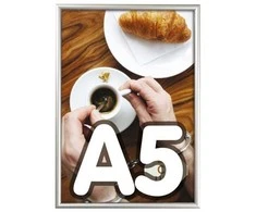 Plakatas Twinco TWIN LIGHT prisegamas rėmelis A5 sienai - 14 mm