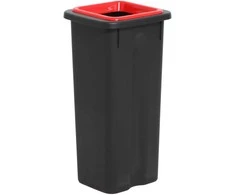 Twinco TWIN šiukšliadėžė rūšiavimui 53L – raudona 3300x3300x7400mm (1 vnt.)
