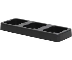 Twinco TWIN Base trio šiukšliadėžėms Style, 3 x 20 l, juodos spalvos