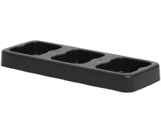 Twinco TWIN Base trio šiukšliadėžėms Style, 3 x 20 l, juodos spalvos