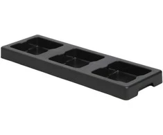 Twinco TWIN Base trio, skirtas Style šiukšliadėžėms, 3 x 53 l - juodas