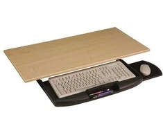 Twinco TWIN klaviatūros dėklas su pelės kilimėliu, juodas, 550x265x35mm (18 vnt.) - (po 18 vnt.)