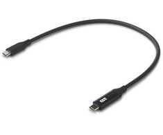 Kabelis USB Ubiquiti USB-C - USB-C 0.3 m Juodas (UACC-CABLE-USB-100W-0.3M-BK)
