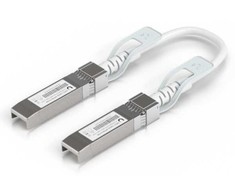 Ubiquiti tiesioginio prijungimo kabelis, automatinis sujungimas, 10G SFP+, 25G SFP28, sujungia „UniFi“ įrenginius. 0,15 m, 10 vnt. pakuotėje (7 ekv. vnt.)