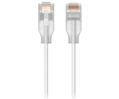 Ubiquiti UACC-Cable-Patch-EL-0.15M-W-24 tinklo kabelis Translucent, Baltas Cat6