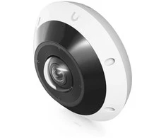 UBIQUITI UVC-G6-Pro-360-W Visoms oro sąlygoms, vandalams atspari 12MP PoE kamera su panoraminiu 360 laipsnių vaizdu, skaitmeniniu pasukimo, pakreipimo, priartinimo ir išmaniuoju IR ryšiu.