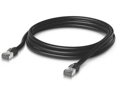 Ubiquiti UACC-Cable-Patch-Outdoor-3M-BK UISP Komutacinis kabelis Outdoor, Shielded RJ45 plug, Internal foil shielding and drain wire for increased ESD damage protection