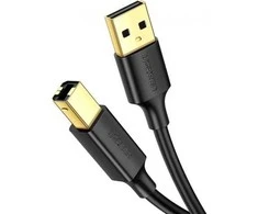 Ugreen 10350, 1,5 m, USB A, USB B, USB 2.0, juoda