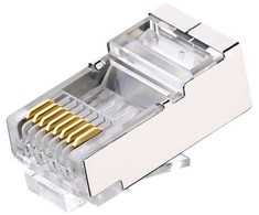 Ugreen Metalowa wtyczka RJ45 UGREEN Ethernet, 8P/8C, Cat.6, UTP (10vnt.)
